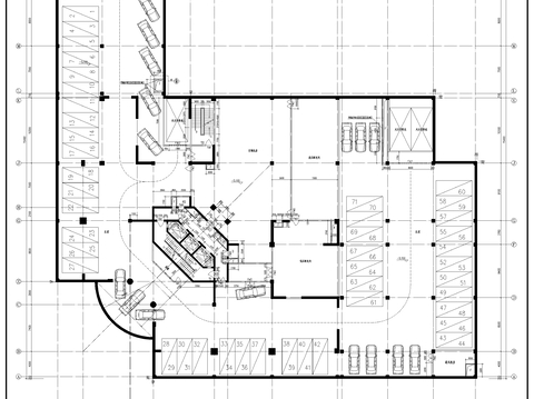  国际厦CAD施工图 