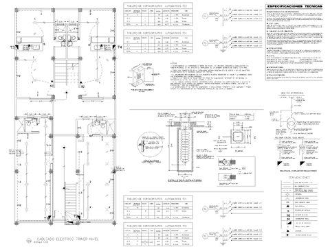 公寓电气CAD施工图 