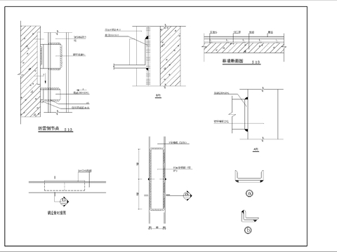  某宾馆会议室节点大样图 