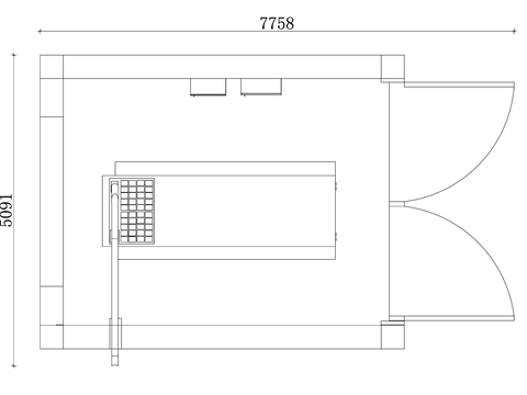  电气室CAD平面图 