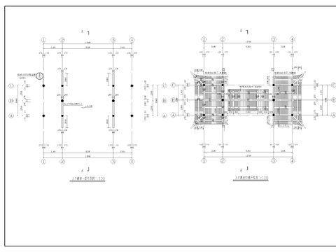  牌坊建施图cad大样图 