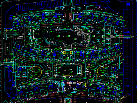  小区住宅CAD平面图 