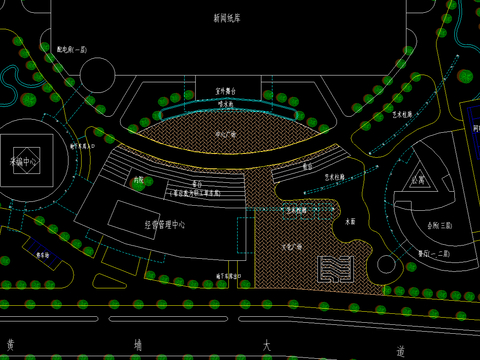  羊城晚报CAD规划图 