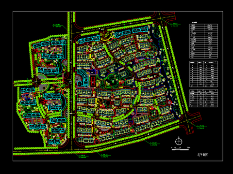  高档住宅CAD平面图 