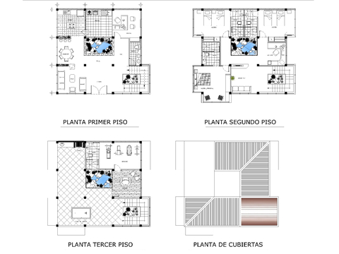  会所项目自由cad大样图 