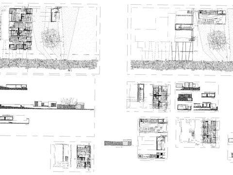  海滩别墅cad大样图 