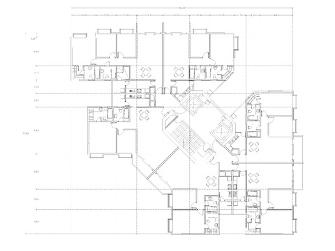  建筑平面户型图纸cad平面图 