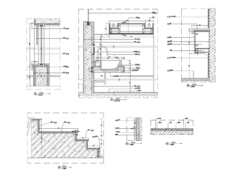  卫生间节点大样图 