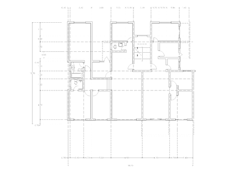  建筑平面戶型圖紙cad平面圖 