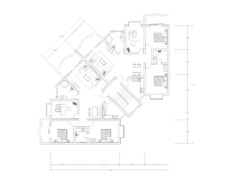  住宅CAD平面圖 