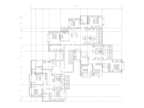  建筑平面戶型圖紙cad平面圖 