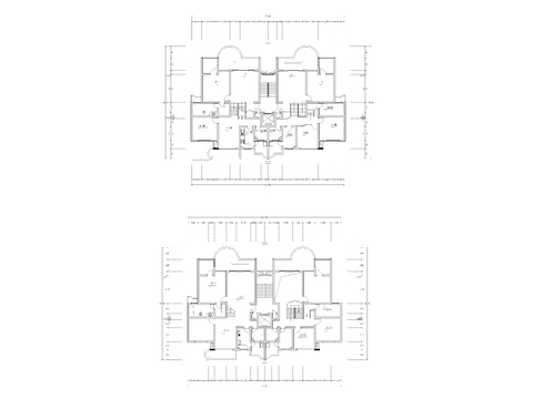  建筑平面戶型圖紙cad平面圖 