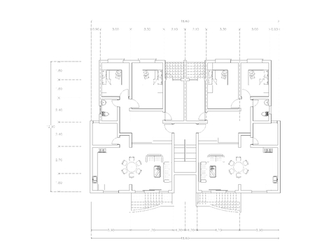  建筑平面戶型圖紙cad平面圖 