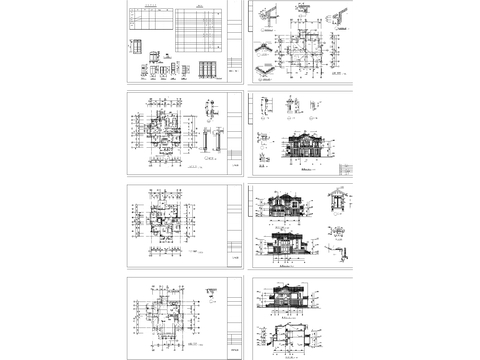  建筑房子圖紙cad平面圖 