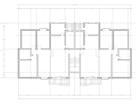  建筑平面戶型圖紙cad平面圖 