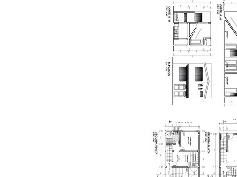  现代家居CAD水电图 