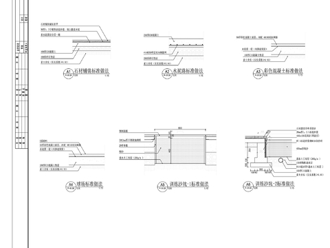  水泥路节点大样图 