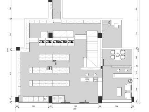  母婴店CAD平面图 