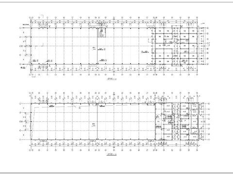  2層交易市場建筑cad施工圖 