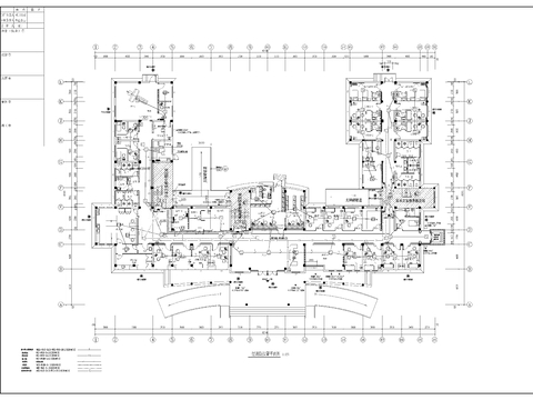  卫生院重新装修设计 消防 电气CAD施工图 