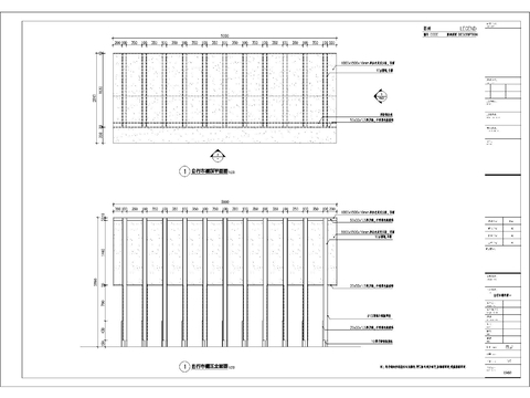  非機動車自行車雨棚cad施工圖 