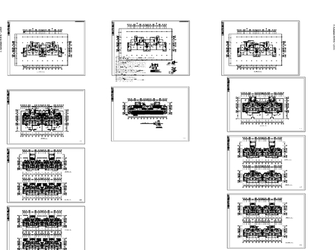  小区建筑两单元电气CAD施工图 
