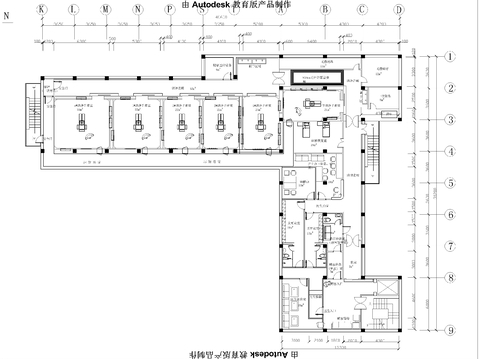  美容醫(yī)院平面圖 