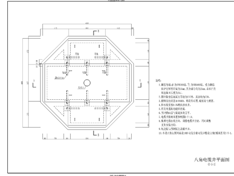  小区管线图供配电平面图 
