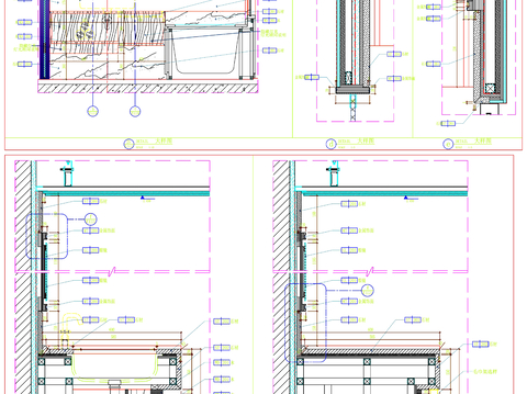  洗手池 洗手台施工图 