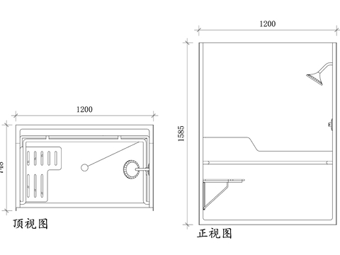  ADA无障碍淋浴间 