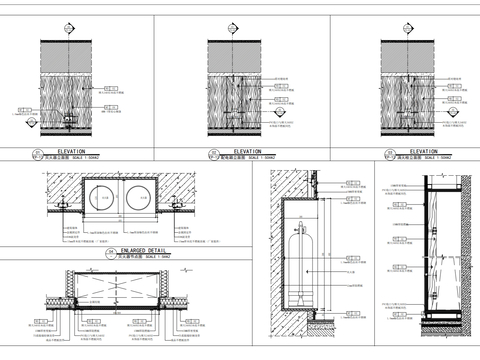  灭火器 配电箱 消火栓cad大样图 