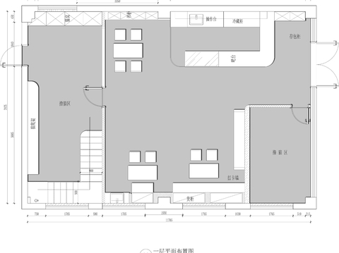  宠物店CAD平面图 