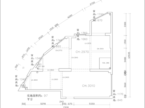  家居空間CAD平面圖 