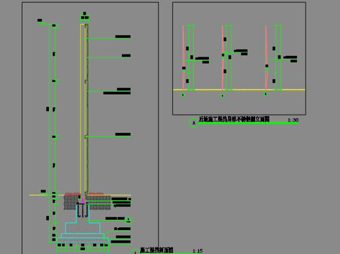  卡通围挡CAD图库 