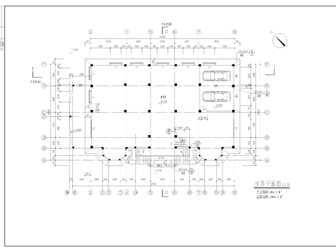  三层别墅cad平面图 
