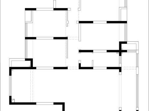  156㎡3+1户型CAD平面图 