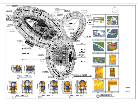  儿童游乐区CAD平面图 
