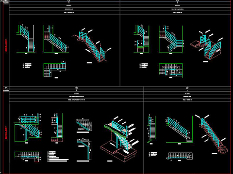  门窗大样节点CAD图库 