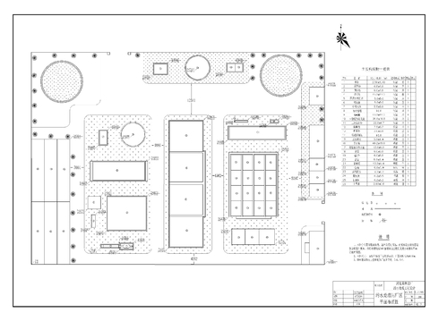  养猪场污水处理CAD平面图 