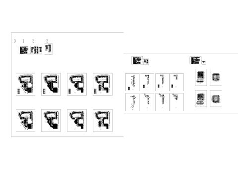  实验中学装修改造工程电气cad平面图 