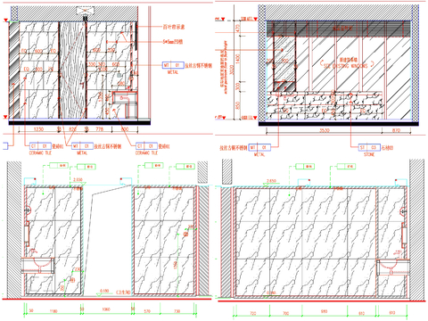  卫生间cad大样图 