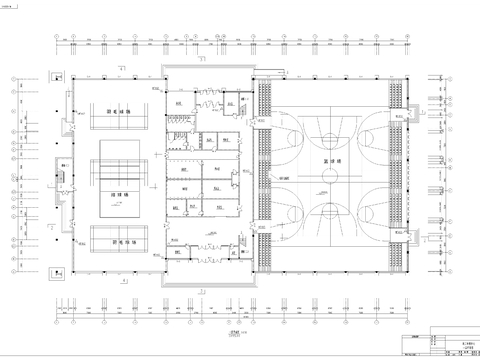  職工訓練中心cad建筑圖 