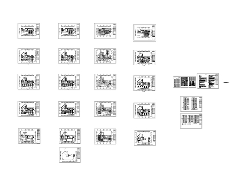  办公楼CAD电气系统图 