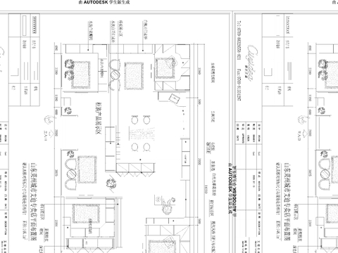  高定衣柜品牌专卖店CAD平面图 