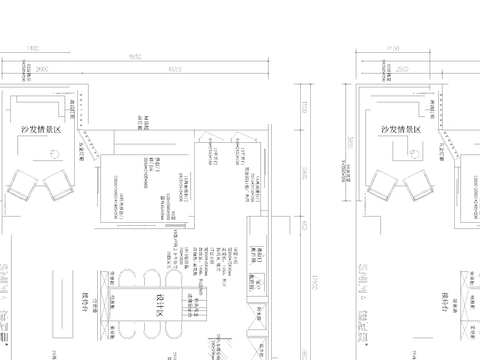  广东门窗知名品牌专卖店CAD平面图 