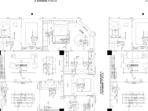  湖南岳阳玛格专卖店CAD平面图 