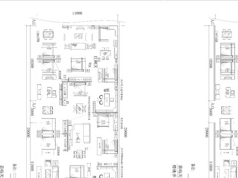  广东知名家具专卖店CAD平面图 
