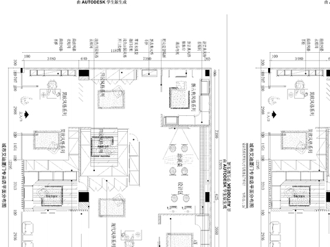  衣柜橱柜专卖店CAD平面图 