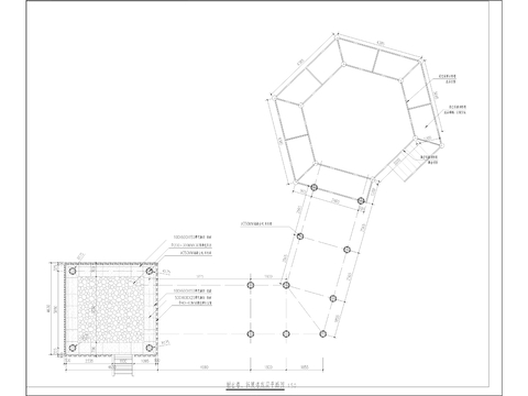  水系射击塔cad大样图 
