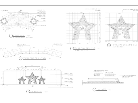  星光舞台cad大样图 